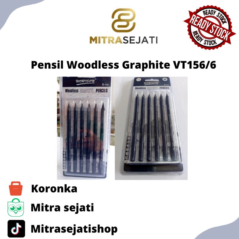 Pensil Woodless Graphite VT156