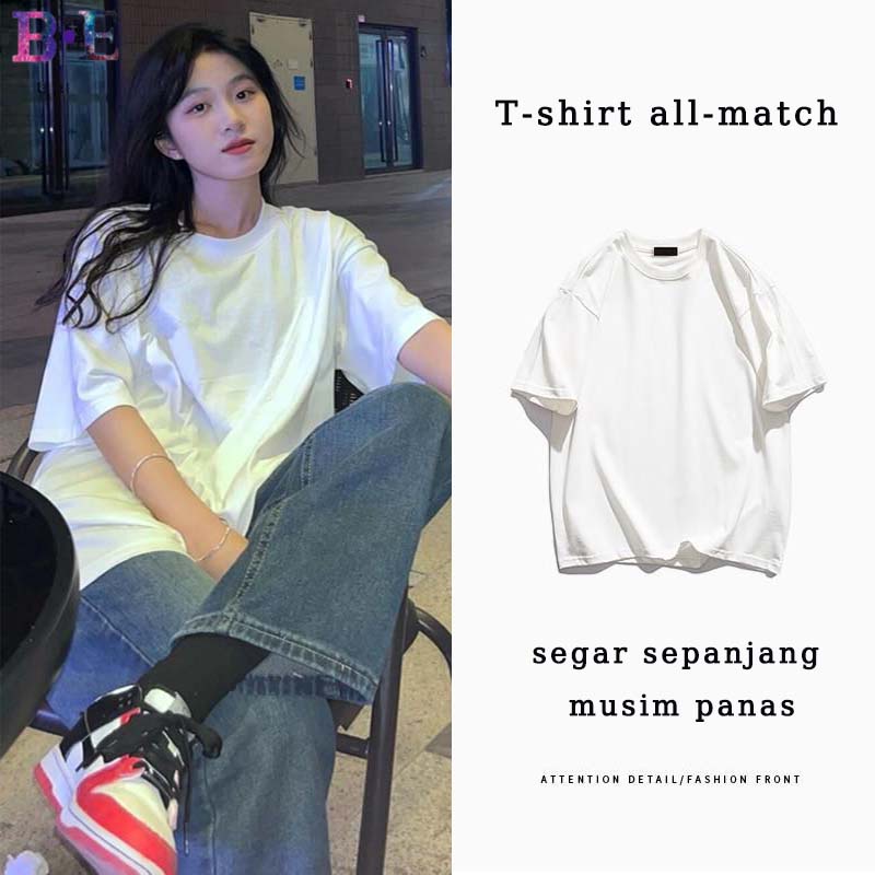 putih tshirt kaos t shirt wanita kaos polos oversized t shirt kaos polos wanita premium basic top ke
