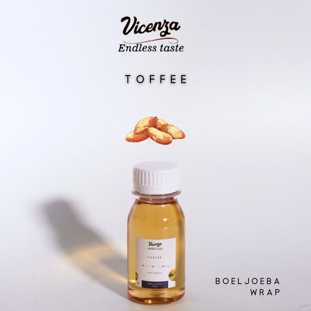 Vicenza Toffee Syrup Repack [30, 50, 100] g