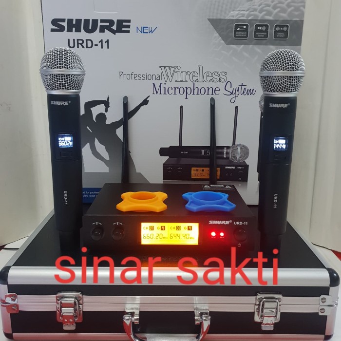 Terlaris Mic Wireless Shure Urd 11/Urd11 Handheld