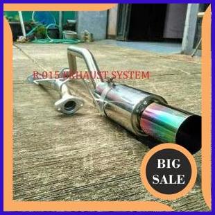 Knalpot Racing HKS Rainbow Bolt On Avanza - Terios - Rush - Xenia Peasangan Plug And Play 1M4R23 per