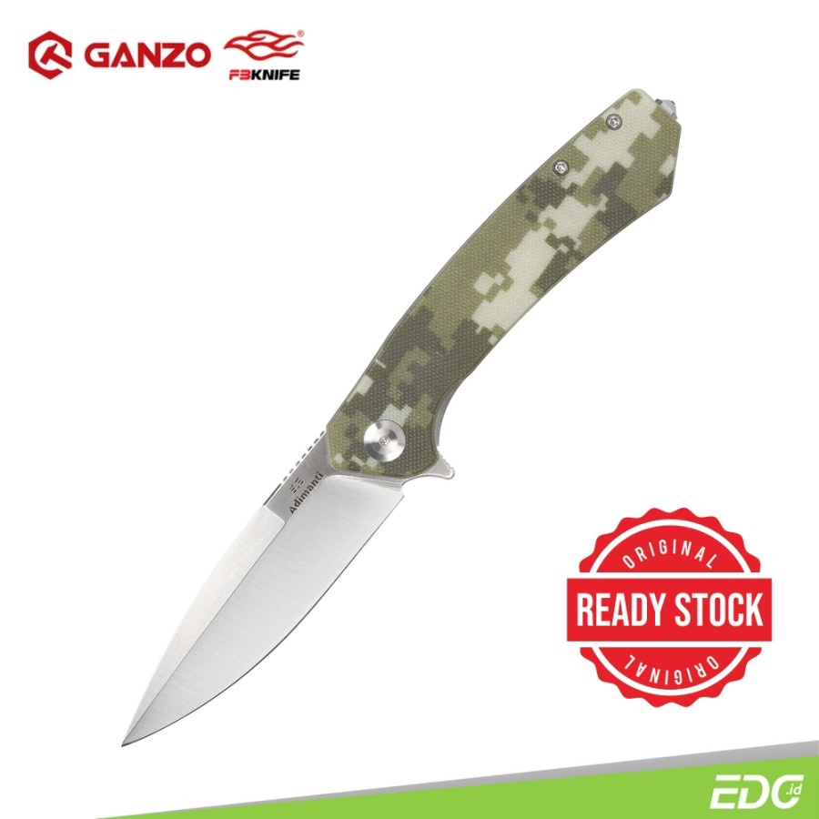 Ganzo Adimanti SKIMEN-CA D2 Steel G10 Camouflage