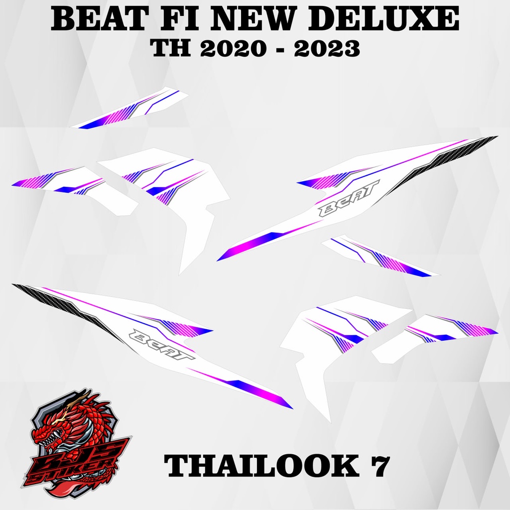 [COD] Stiker Sticker Striping Beat fi deluxe Beat fi 2020-2021 Beat street thailook 7