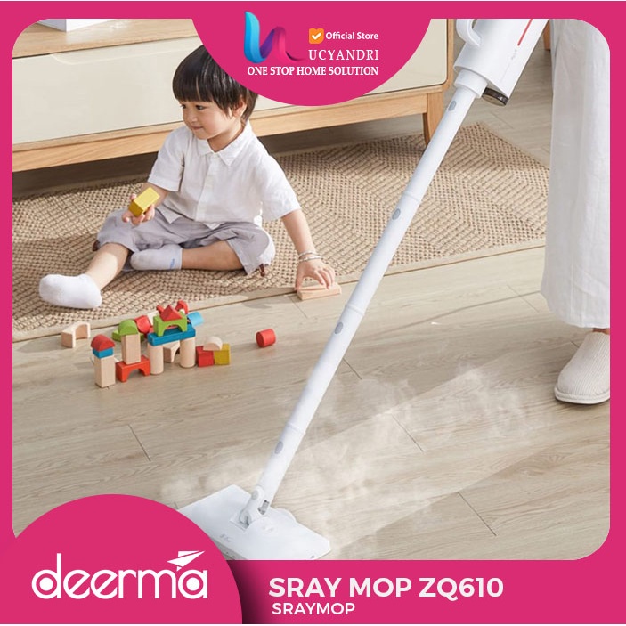 Spray Mop Deerma DEM ZQ610 Electric Steam Handheld Floor ORIGINAL