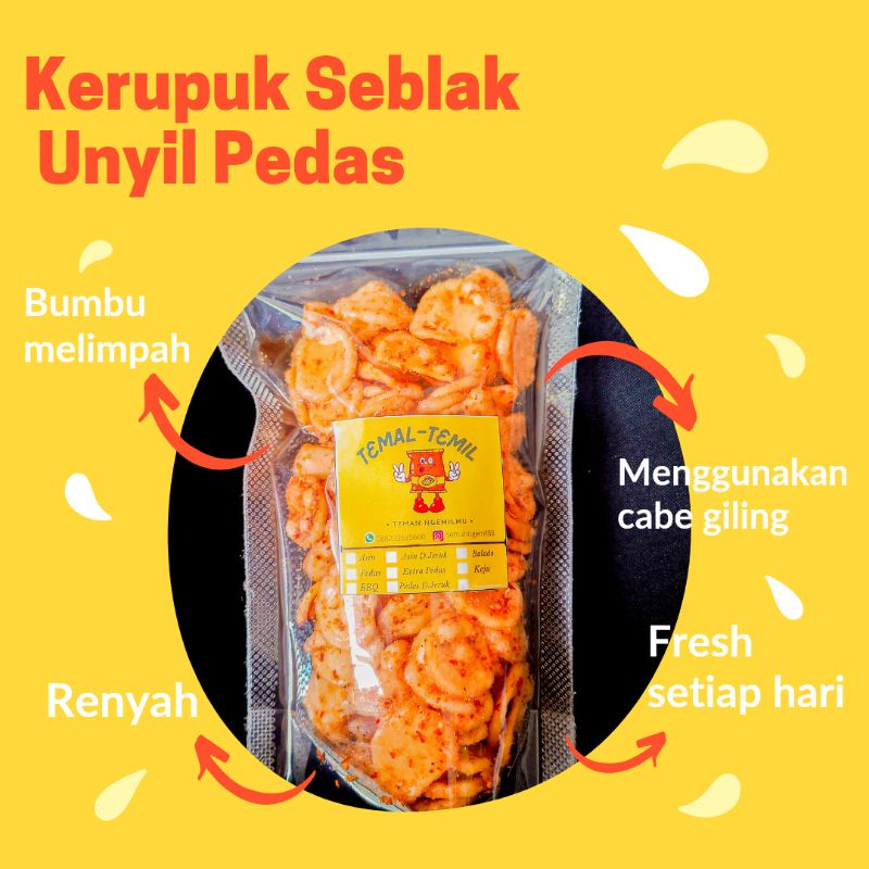 

Kerupuk Seblak Unyil Pedas