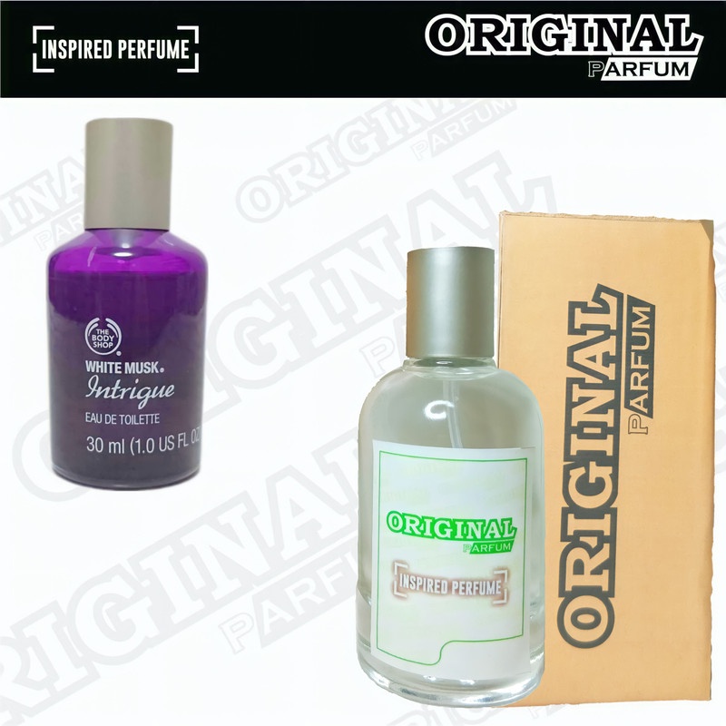 Body shop white musk intrigue by Original Parfum parfume perfume minyak wangi inspirasi inspired isi