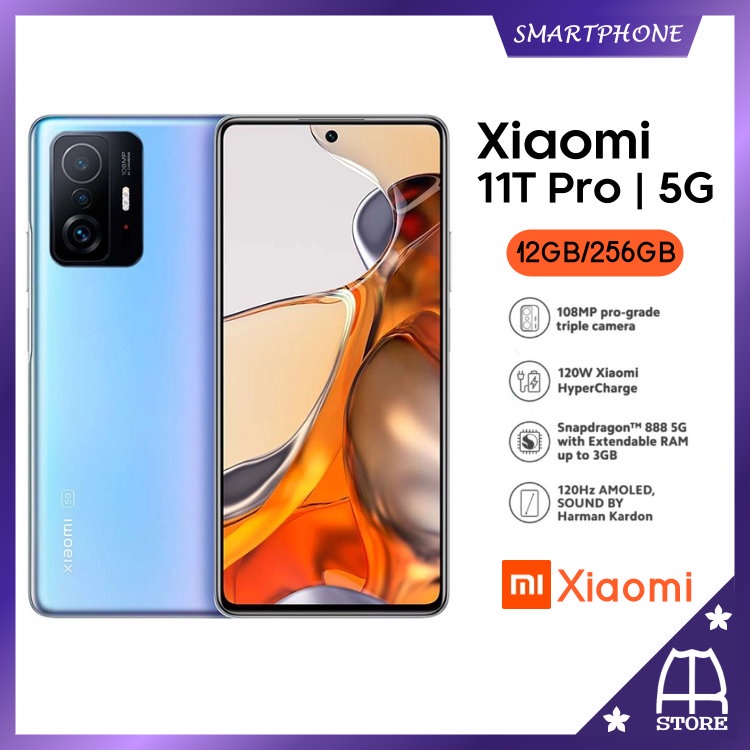 Xiaomi Mi 11T Pro 5G 12/256GB | Celestial Blue | Garansi Resmi