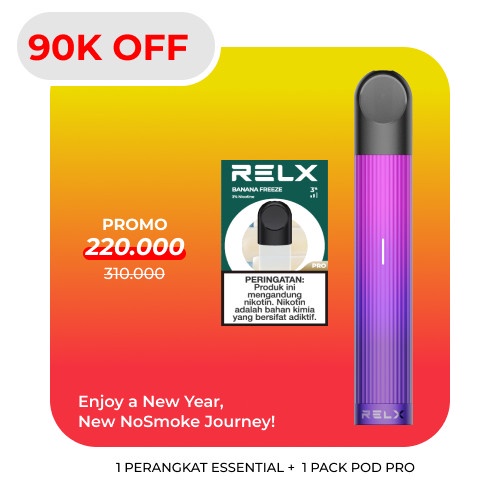 RELX Bundle Essential Neon Purple Device and Pods