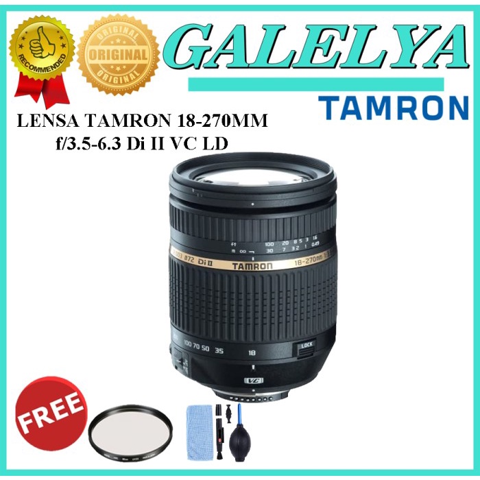 Lensa Tamron Af 18-270Mm F/3,5-6,3 Vc Di Ii Pzd For Canon Dan Nikon Harga Promo
