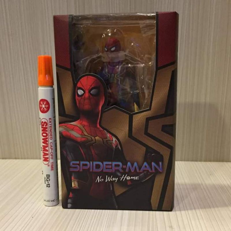 Mainan action figureShf spiderman no way home smallshfiguarts recast bandaitinggi sekitar 6 inchFull