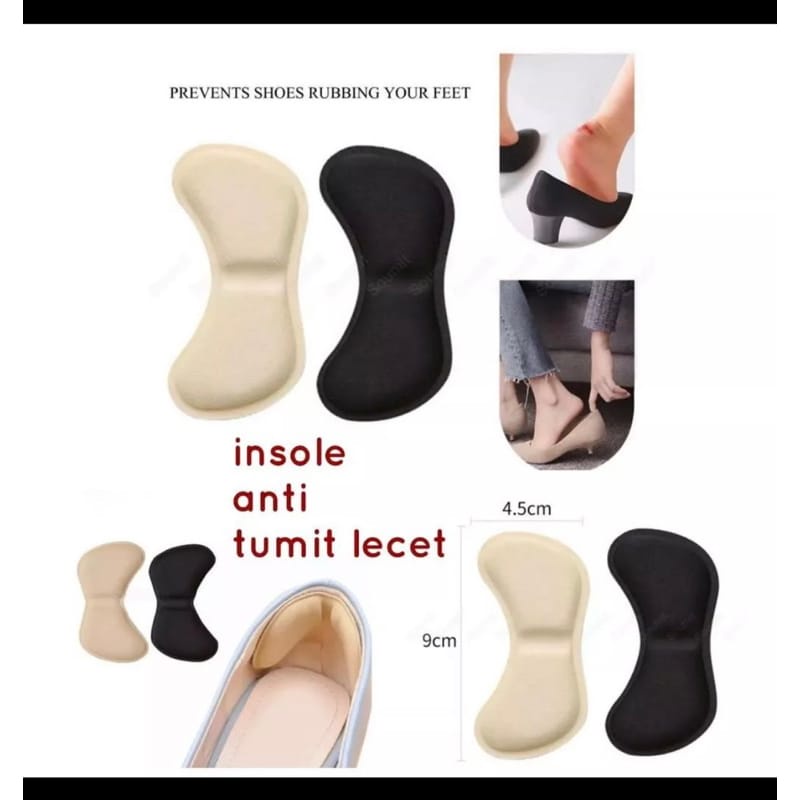Insole Sepatu Wanita Kebesaran Alas Sepatu Tumit Anti Lecet Sol Sepatu Untul Kaki Anti Lecet Bantala