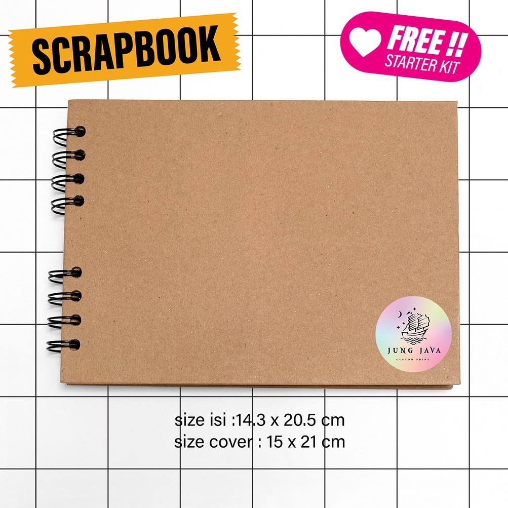 

[COD] ➨ Jung Java Hardcover Scrapbook / buku tulis / album foto / notebook / buku gambar A5 14.3x20.5cm (isi) fyi8e