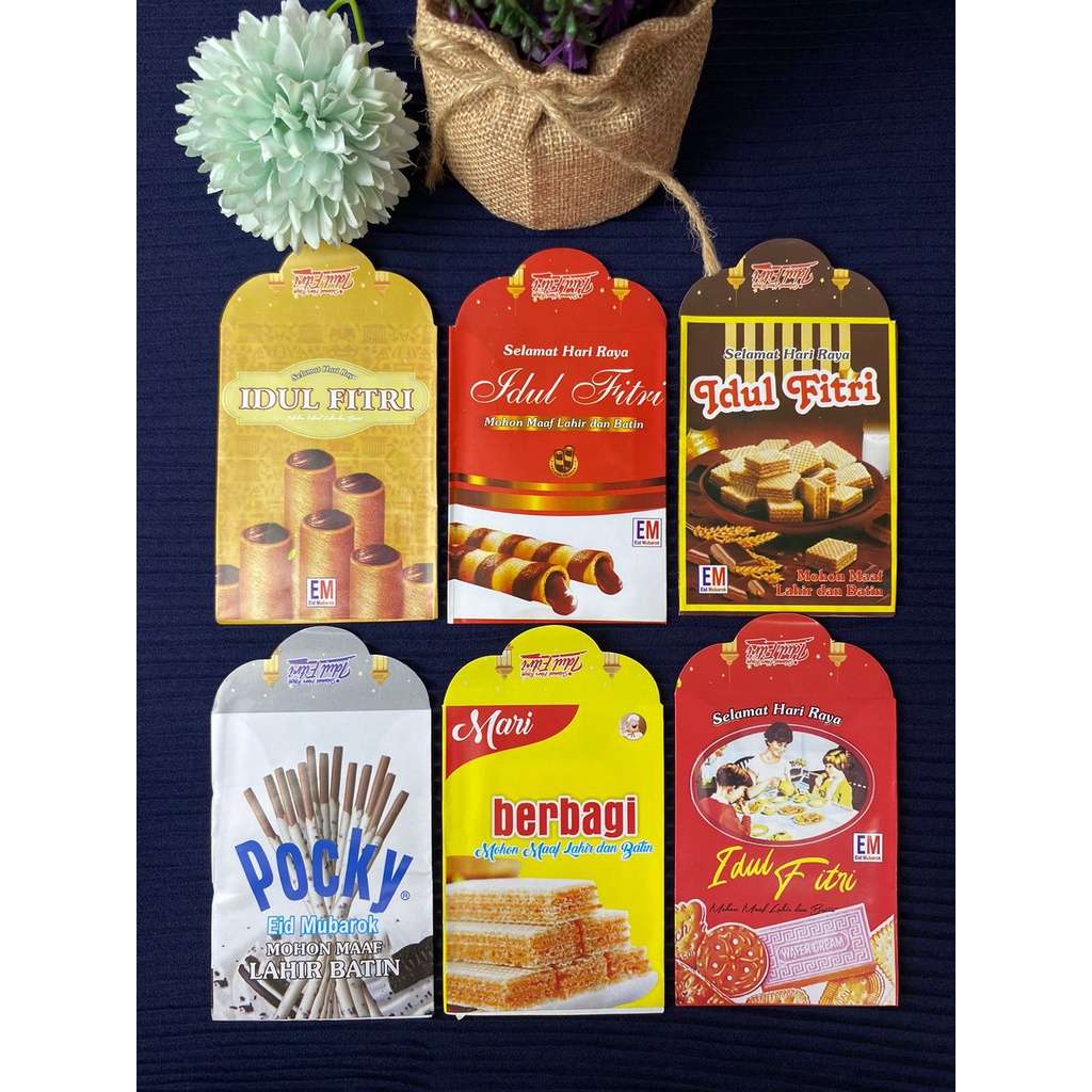 AMPLOP LEBARAN MOTIF SNACK