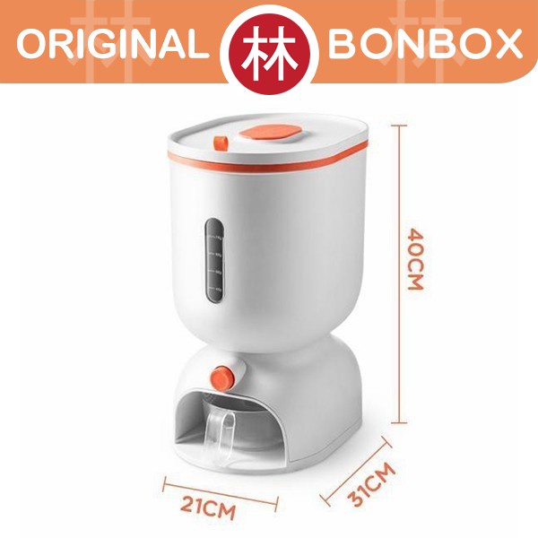 BONBOX BKE701 Dispenser Beras Rice Box Kapasitas 10KG Tempat Box Beras