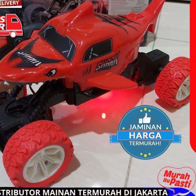 ✪ Mainan Remote Control Offroad RC Climbing car Mobil Remote Control Offroad Shark Hiu Terbaru Maina