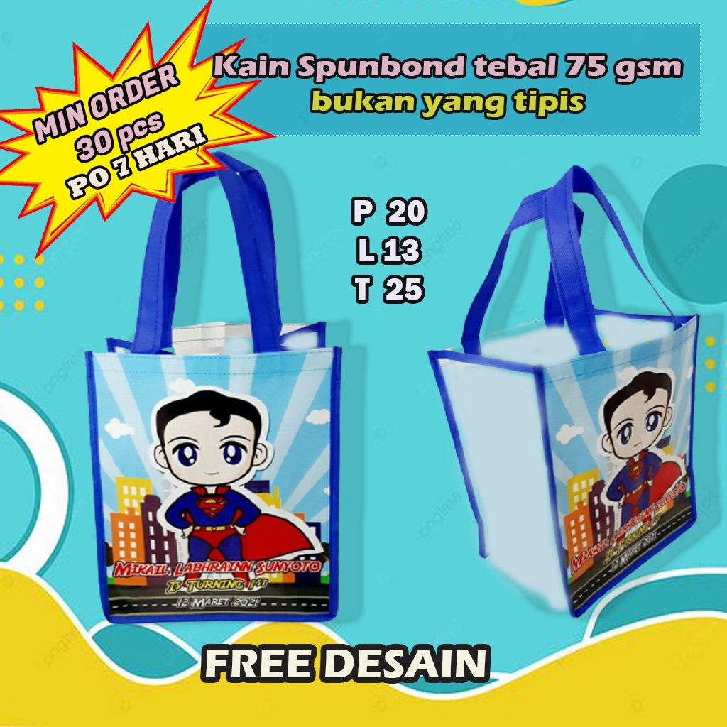 

Tas Ulang Tahun Mika custom