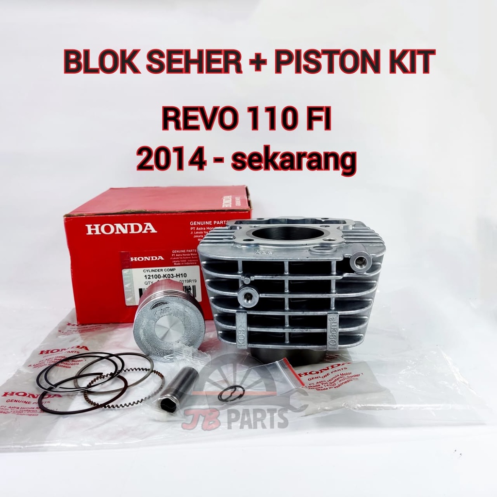 Blok seher + piston kit Revo Fit Fi injeksi Honda K03 kualitas sangat bagus , presisi tidak berisik 