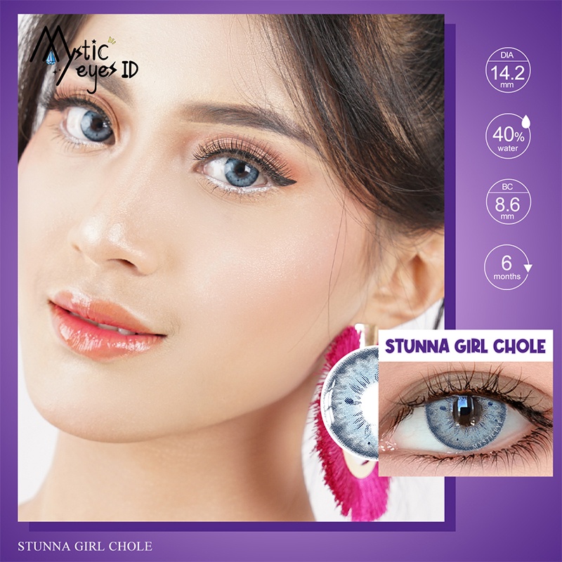 [✅COD] MYSTICEYES SOFTLENS STUNNA GIRL SERIES NADINE COLOR CONTACT LENS