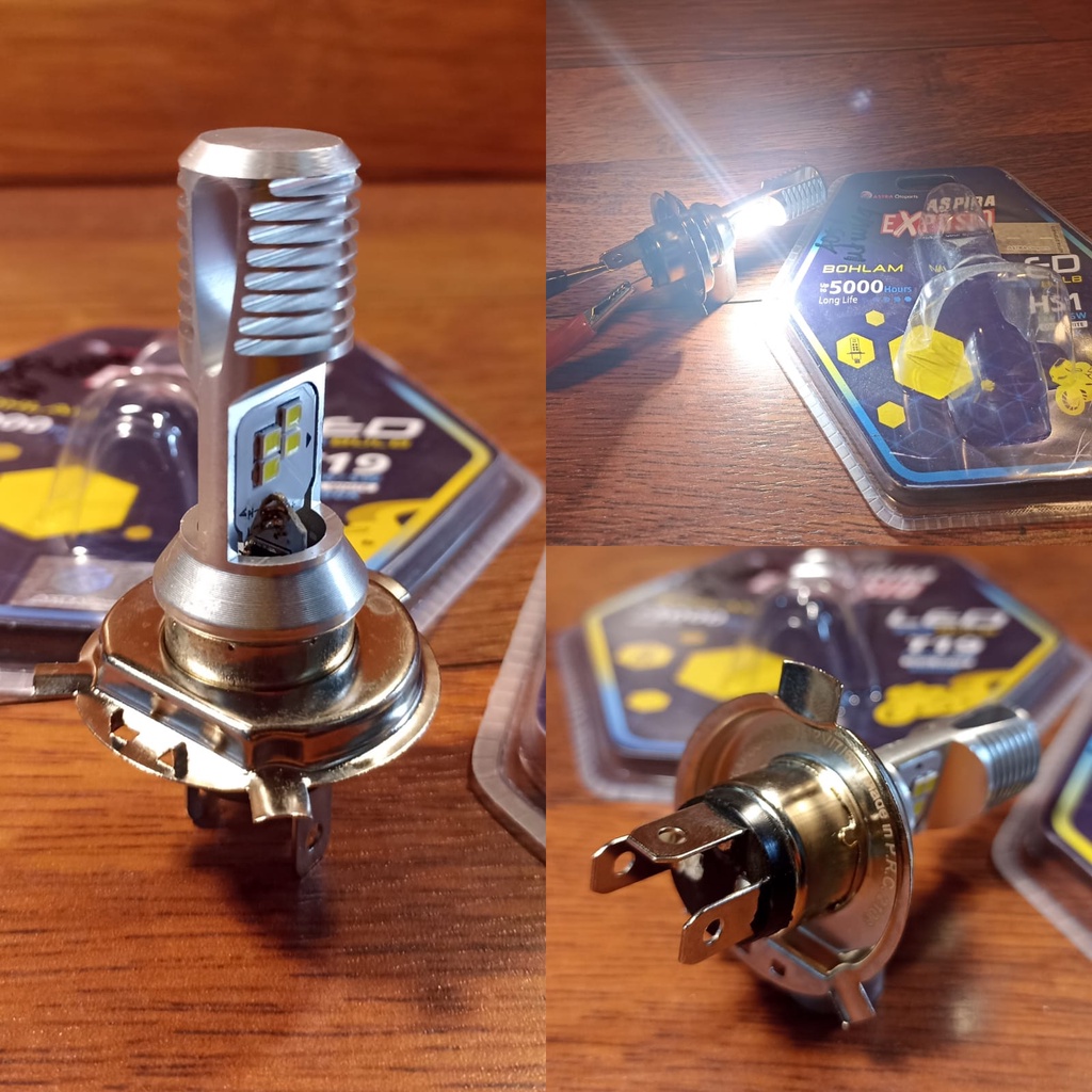 (ASPIRA) EXPOSIO - BOHLAMP LAMPU DEPAN LED12V7/6W - VIXION OLD/CB150R OLD/KLX150/CRF150/SCOOPY FI OL