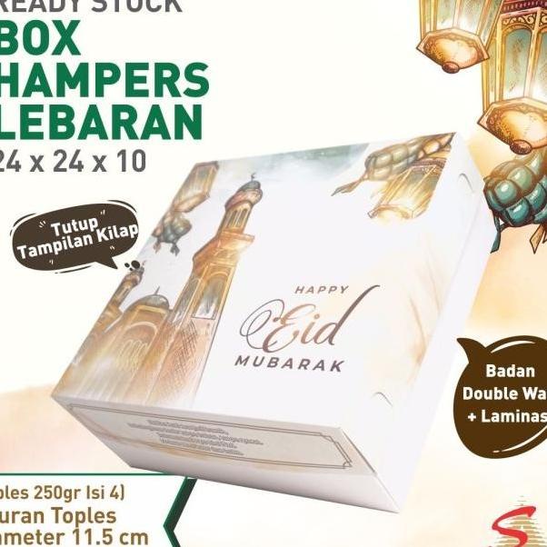 

PARSEL RAMADHAN 24X24X10 HAMPERS LEBARAN/BOX LEBARAN/BOX KUE KERING/DUS IDUL FITRI EL09I09A82L