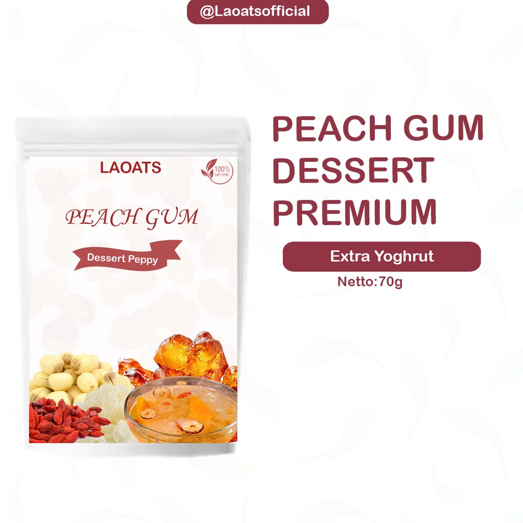 

Peach Gum Collagen Dessert Premium Penurun Berat Badan Pengganti Makan Minuman Diet Dessert Pengganti Makan Laoats