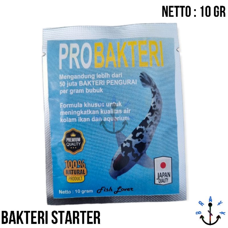 Bakteri Starter PRO BAKTERI Kolam ikan Aquarium ampuh