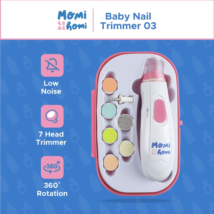 Momi Homi Baby Nail Trimmer 6in1 / Set Gunting Kuku / Baby Nail Trimmer