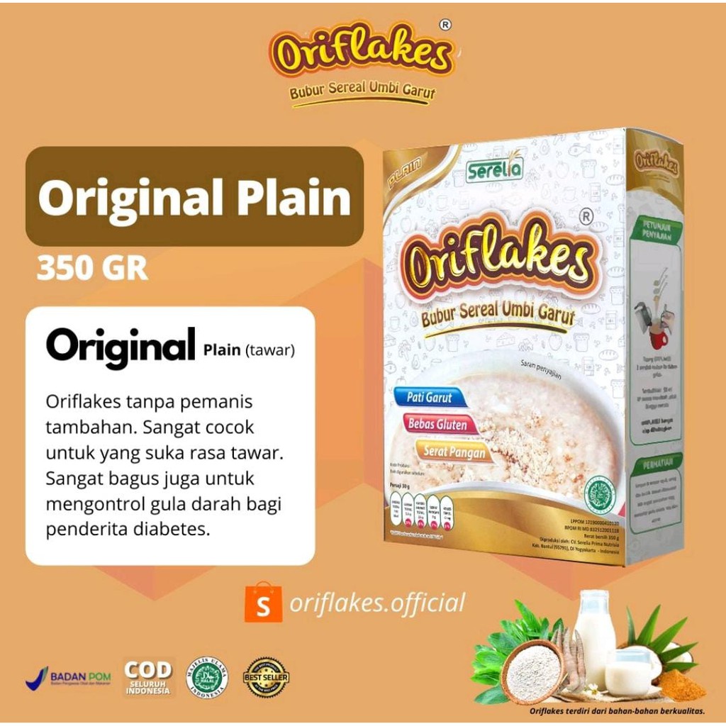 

ORIFLAKES ORIGINAL PLAIN BOX 350GR