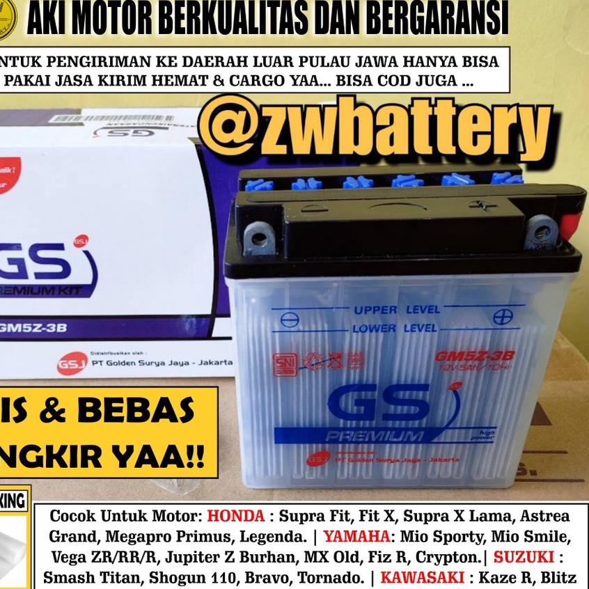 ➬ AKI MOTOR SUPRA NEW/LAMA, JUPITER Z BURHAN, MEGAPRO PRIMUS GS GM5Z-3B KIT ✷
