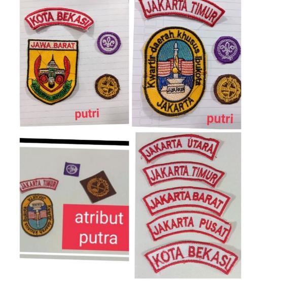 STAR set atribut bet lokasi Pramuka putra putri Jakarta / kota Bekasi / kab bekasi / kota Bogor / ka