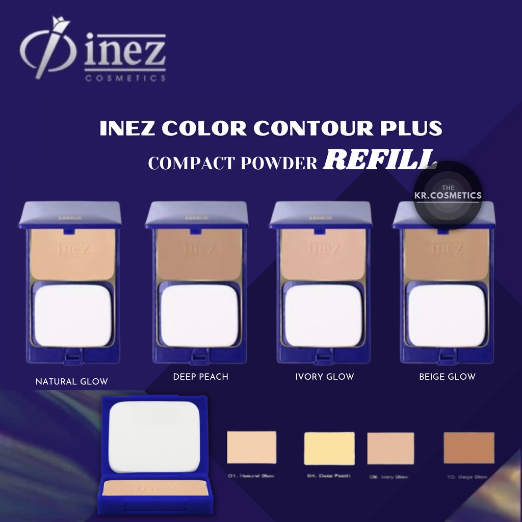 INEZ Color Contour Plus Compact Powder ccp refill bedak inez ccp isi ulang 12gr