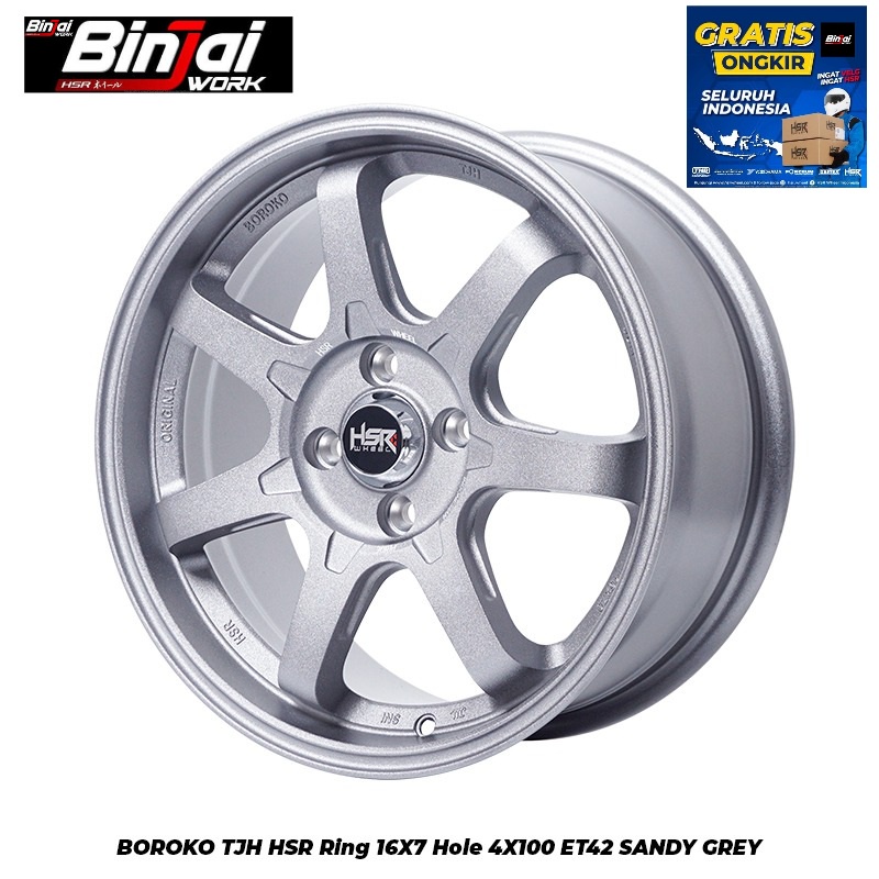 velg mobil racing import hsr boroko tjh ring 15 untuk brio agya yaris sigra calya march mirage freed