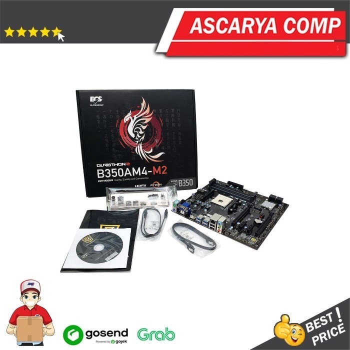 ECS B350AM4-M2 AM4 Ryzen Motherboard - DDR4