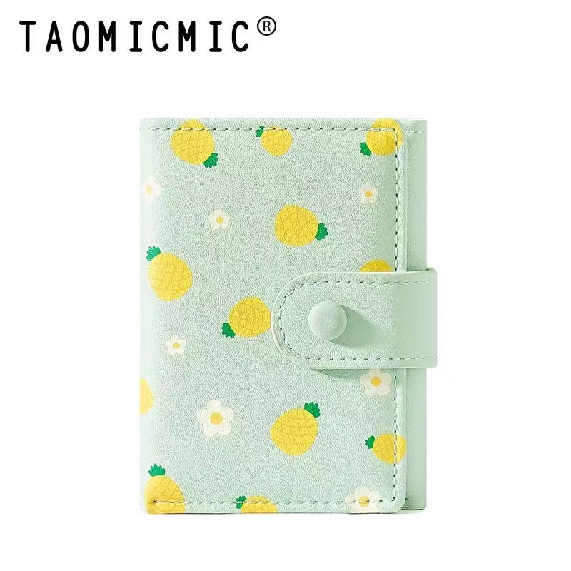 TASBLUE Dompet Lipat Mini Wanita D249 Pola Dompet Wanita Fashion Dompet Wanita Lucu Impor Dompet Wanita Fashion Dompet Koin Mini