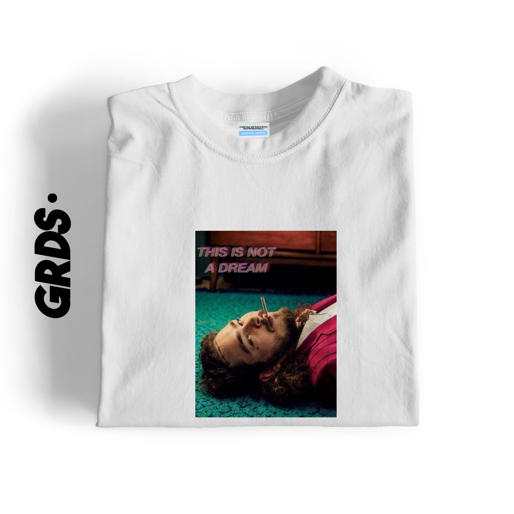 KAOS POST MALONE DREAM / T-SHIRT POST MALONE FREE STICKER