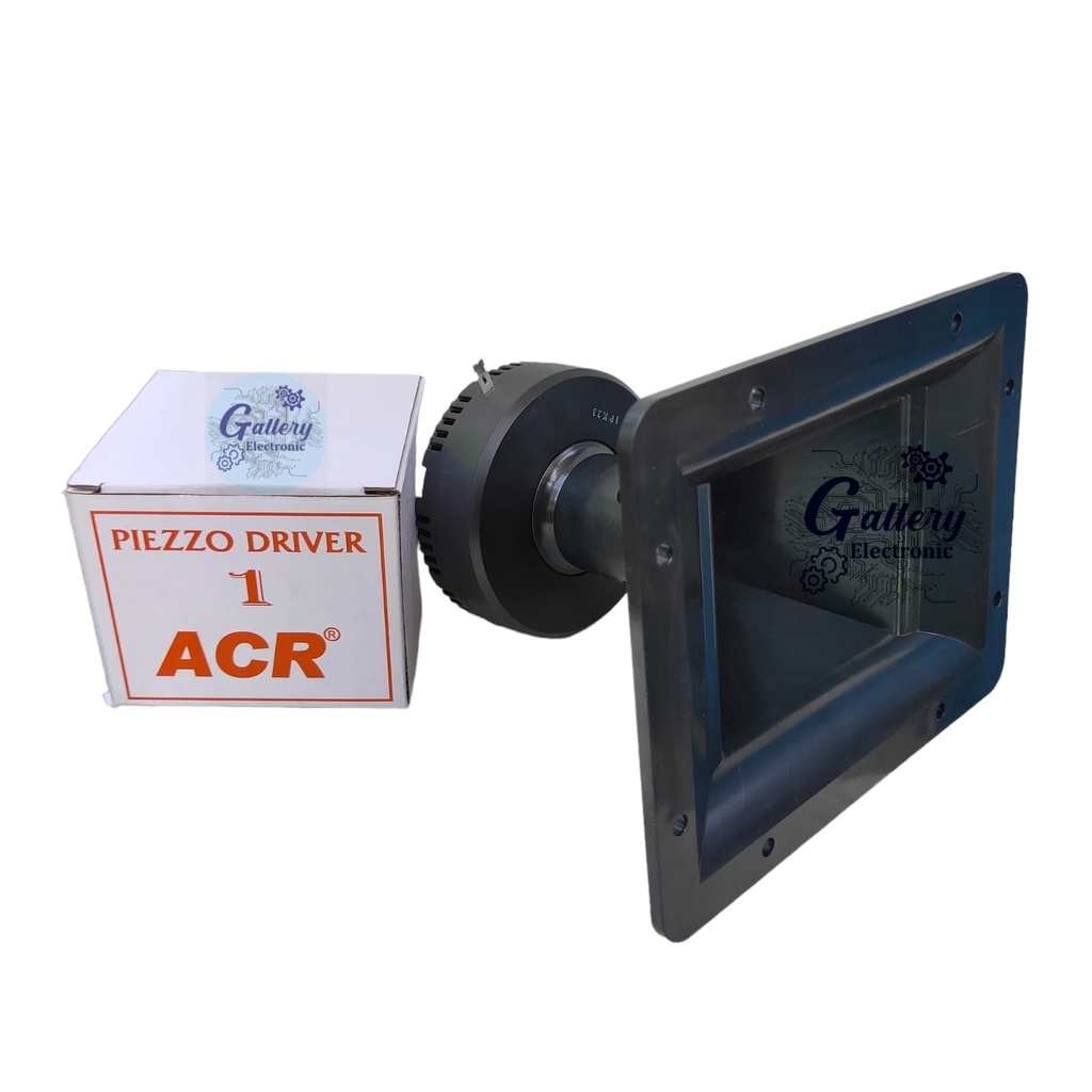 Paket Driver Tweeter PIEZZO ACR + Corong Twiter 15x19 cm / Horn plastik tebal