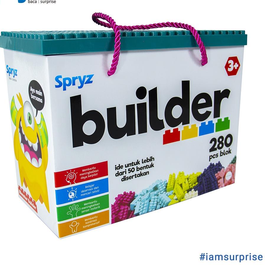 ❋ Spryz Builder Mainan Bricks Block  ♚