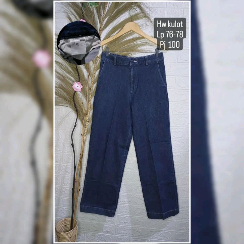 jeans kulot hw Uniqlo