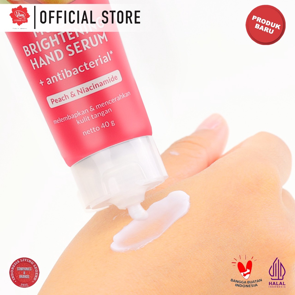 ❤ MEMEY ❤ VIVA White Hand Serum + Antibacterial 40g | Moist Brightening Soothing