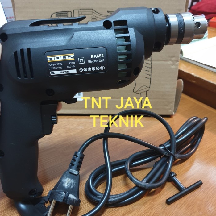Mesin Bor Tangan Doliz Ba652 Bor Tangan Listrik 10 Mm Ba 652