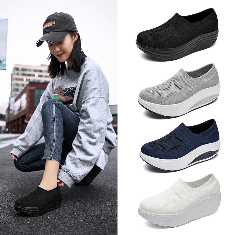 GROSIRTAS LV0116 &quot;FREE BOX&quot; Sepatu Slip On Wanita Sepatu Wanita Import Sepatu Wanita Korean Style Kekinian Premium Quality