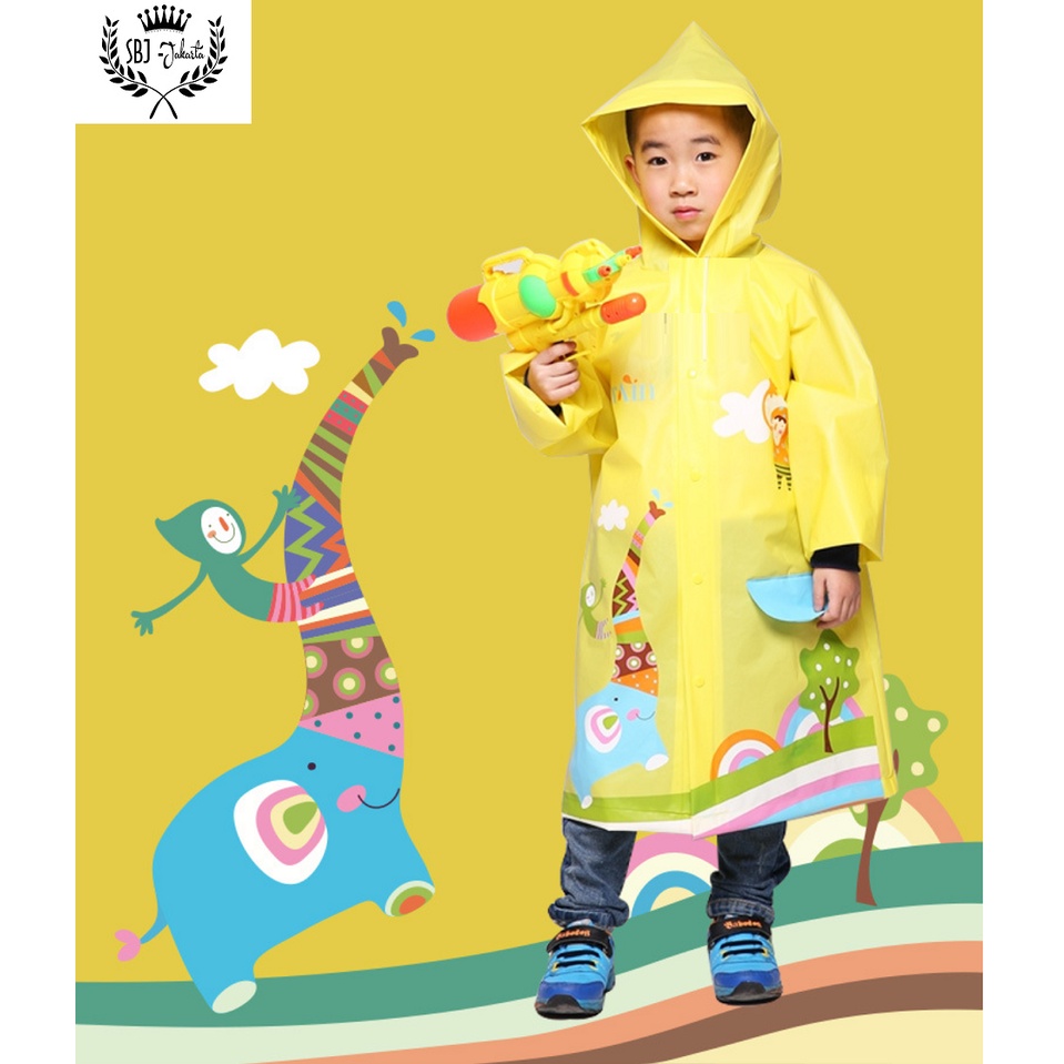 JAS HUJAN ANAK PREMIUM / CHILDREN RAINCOAT KARIKATUR KARAKTER