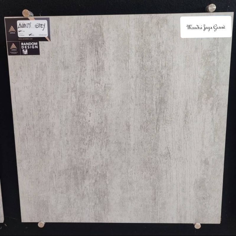 Granit Lantai 60x60 Kw1 Arna Avanti Grey Wood Motif Kayu