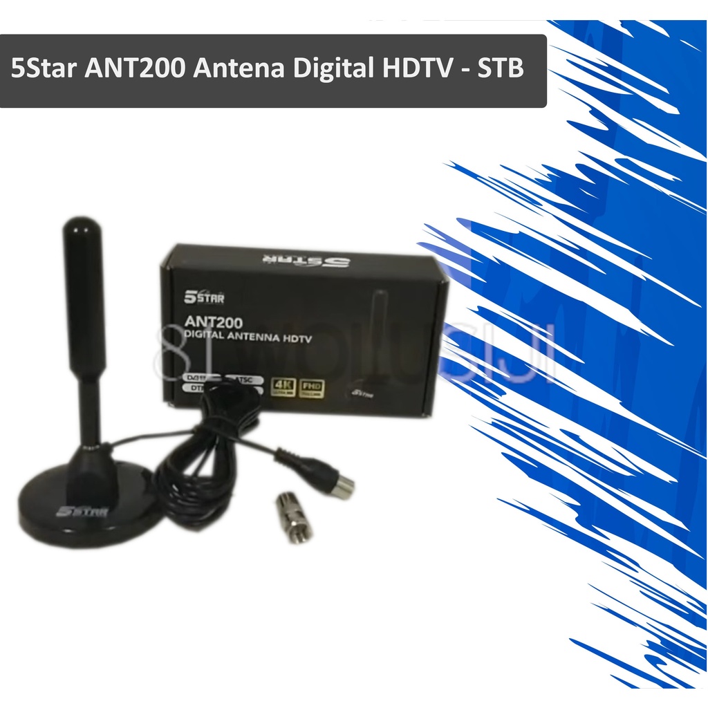 5STAR ANT200 Indoor digital antena HDTV/antena tv digital indoor/antena Omni directional TV Digital - antena STB