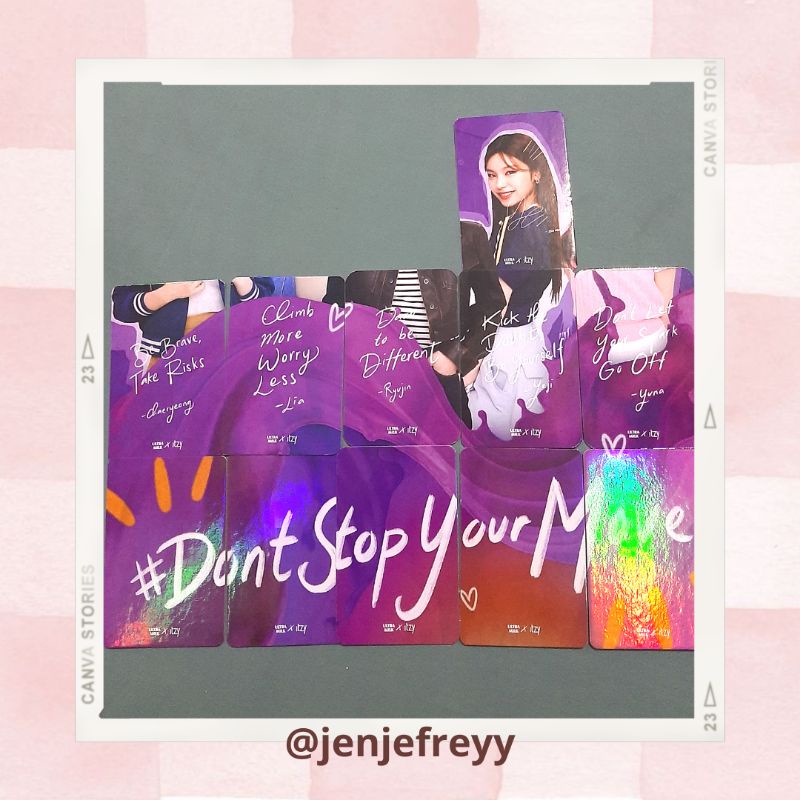 PHOTOCARD ITZY ULTRA MILK