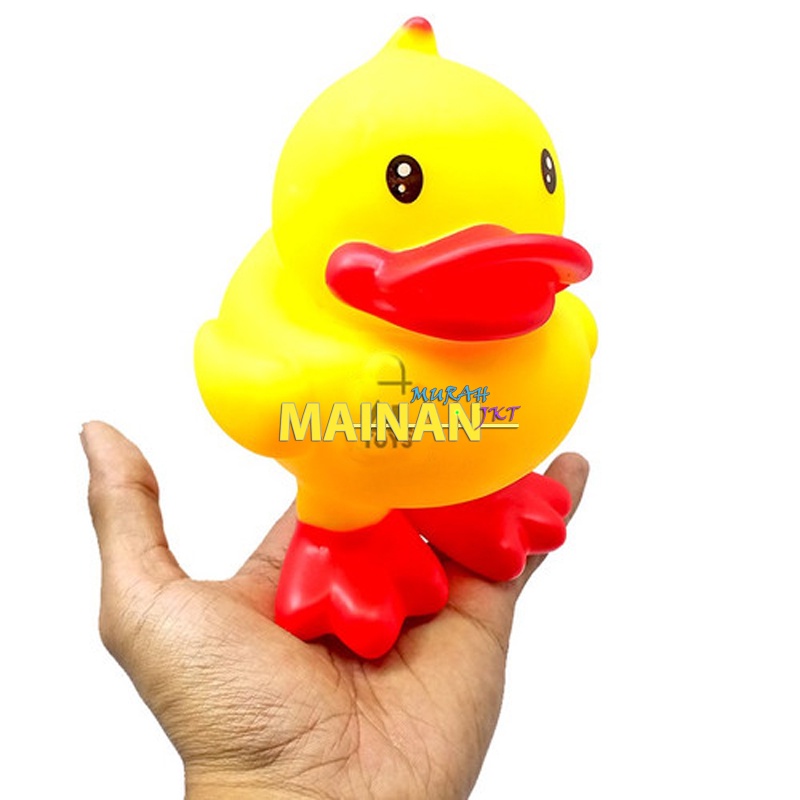 MAINANKEI MAINAN ANAK BEBEK ORANGE CIT CIT BESAR MAINAN BEBEK MANDI MENGAPUNG MAINAN MANDI ANAK