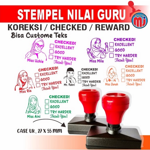 

Terlaris Stempel Nilai Guru / Penilaian / Koreksi / Checked / Reward