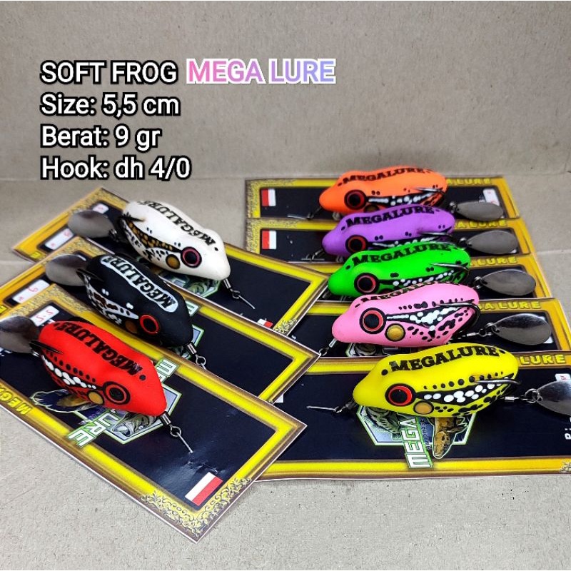 SOFT FROG MEGA LURE 3,5 s/d 5,5 cm