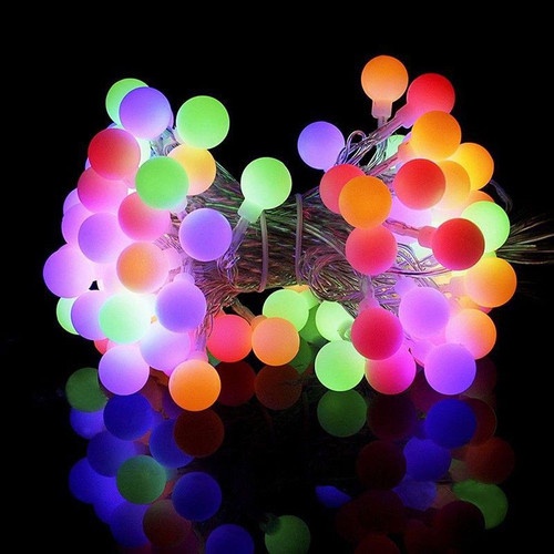 &lt;^ SJA ^&gt; Lampu Natal hias multifuncion 40led 7.5m twinkle lingt string