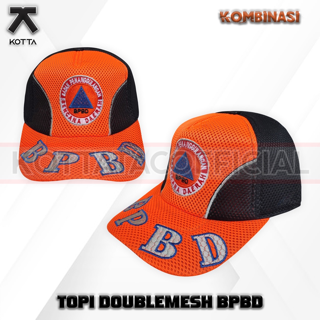 TOPI JALA BPBD HITAM - TOPI BPBD BERKUALITAS - TOPI BPBD ORANGE - TOPI BASARNAS - TOPI TIM SAR